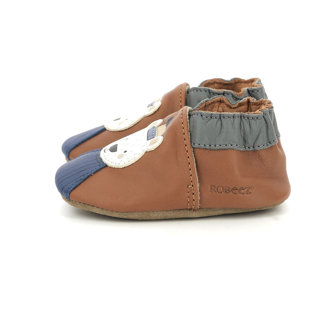 Robeez Chaussons Bear Style Marron Moka