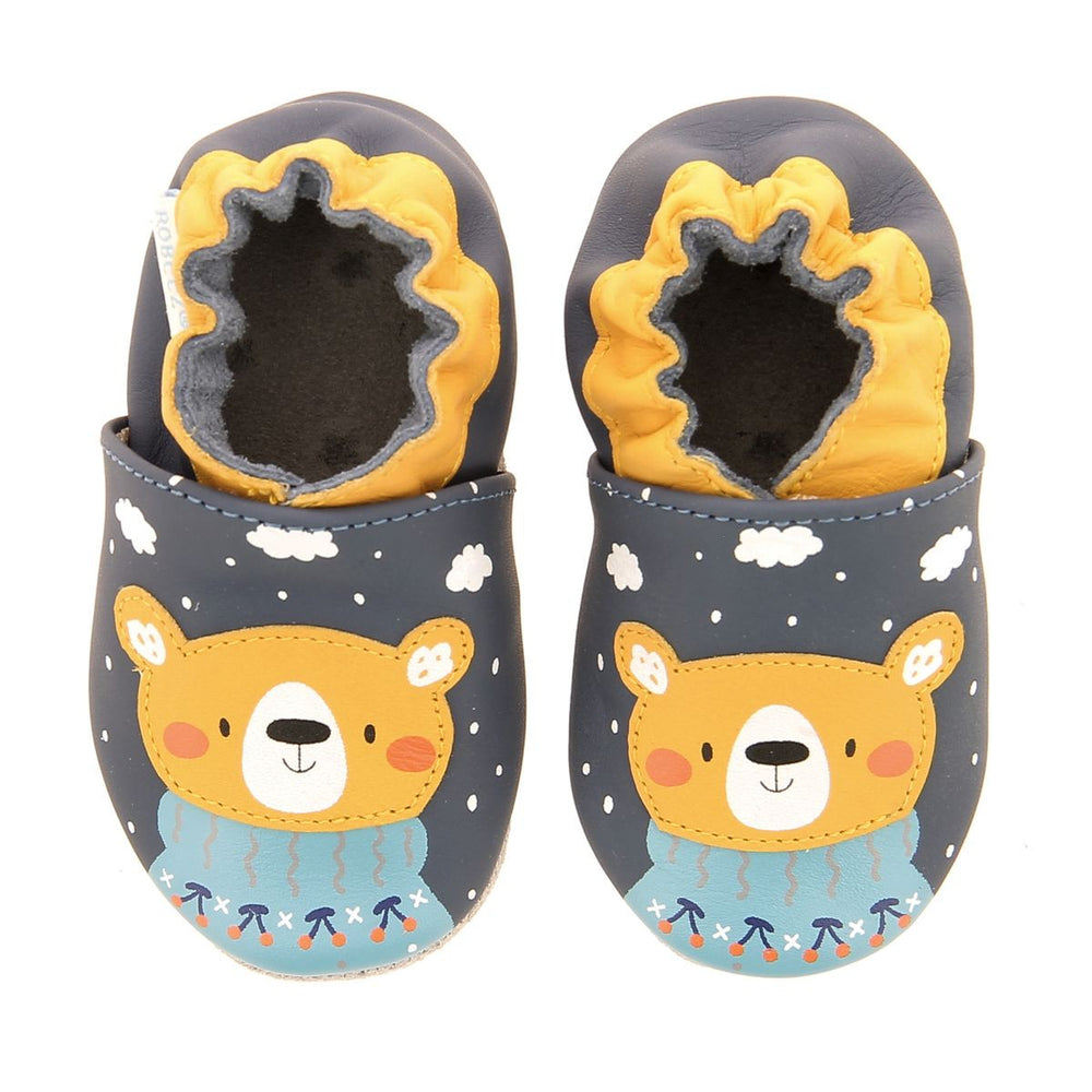 Robeez Chaussons Snow Bear Bleu