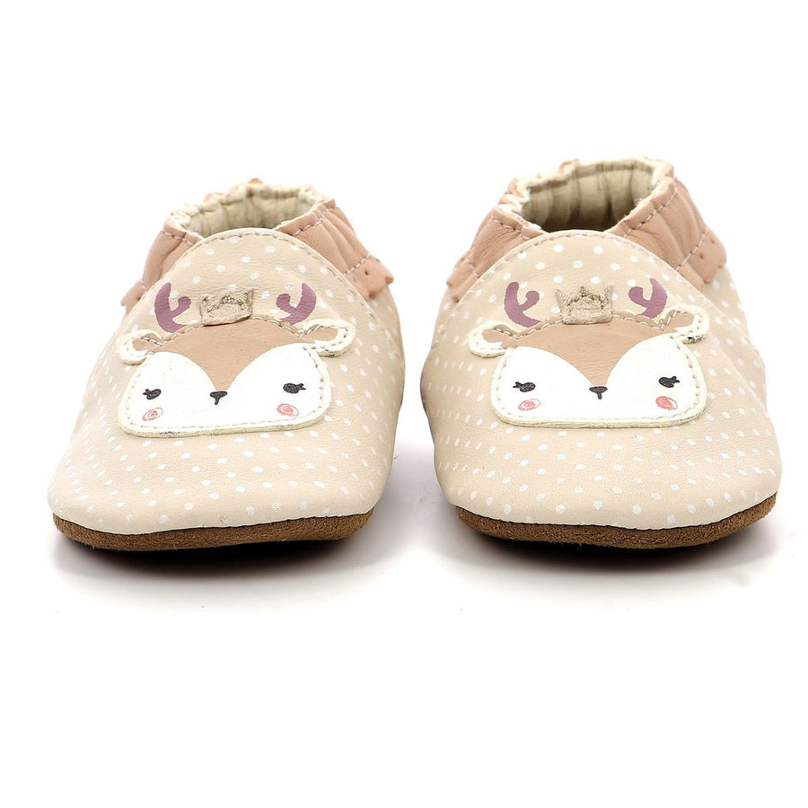 Robeez Chaussons Fancy Snow Beige Clair