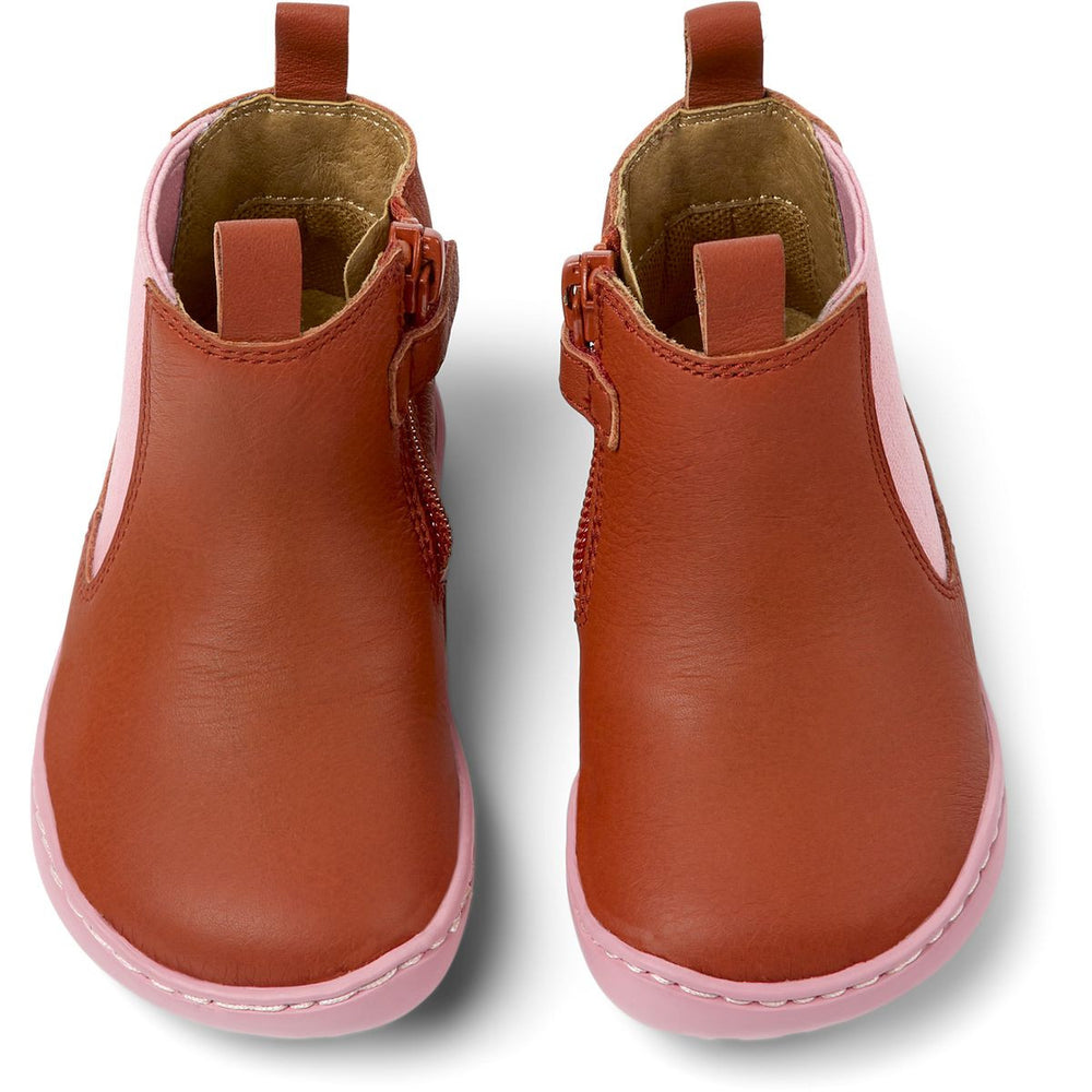 Camper Peu Bottines Rouge Rose