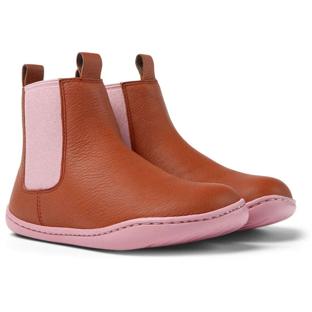 Camper Peu Kids Bottines Rouge Rose