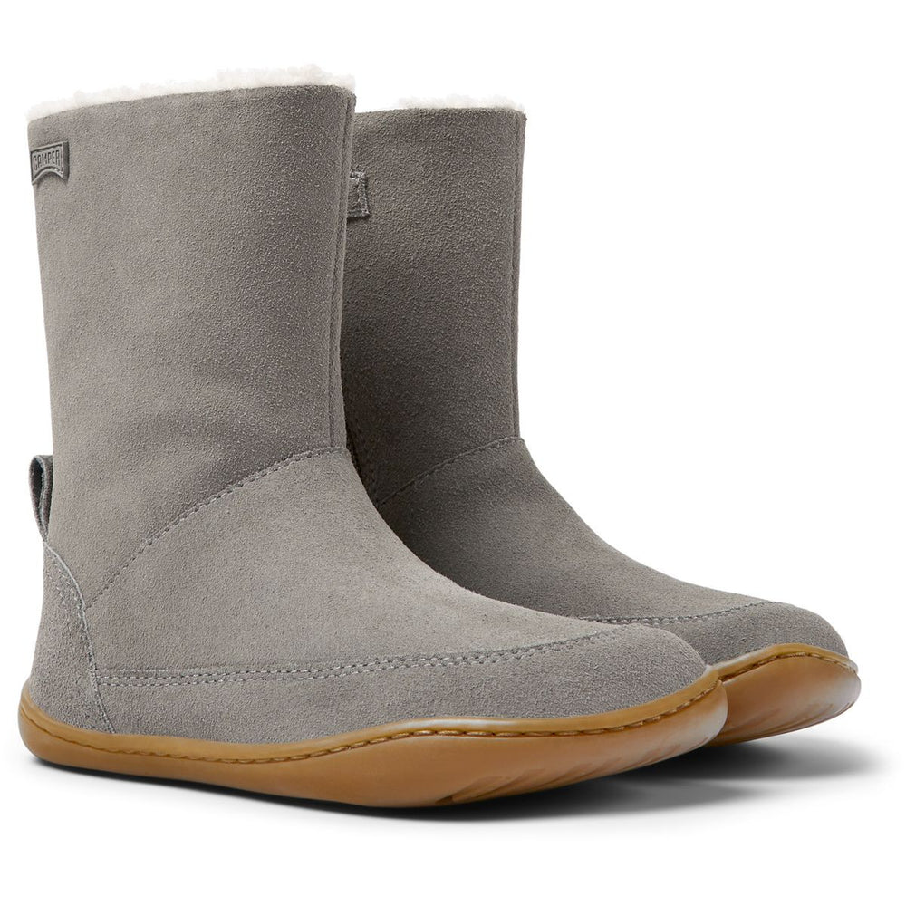 Camper Peu Botas Peludas Niño Gris