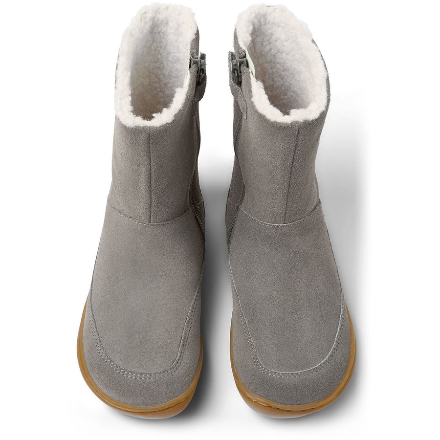 Camper Peu Botas Peludas Niño Gris