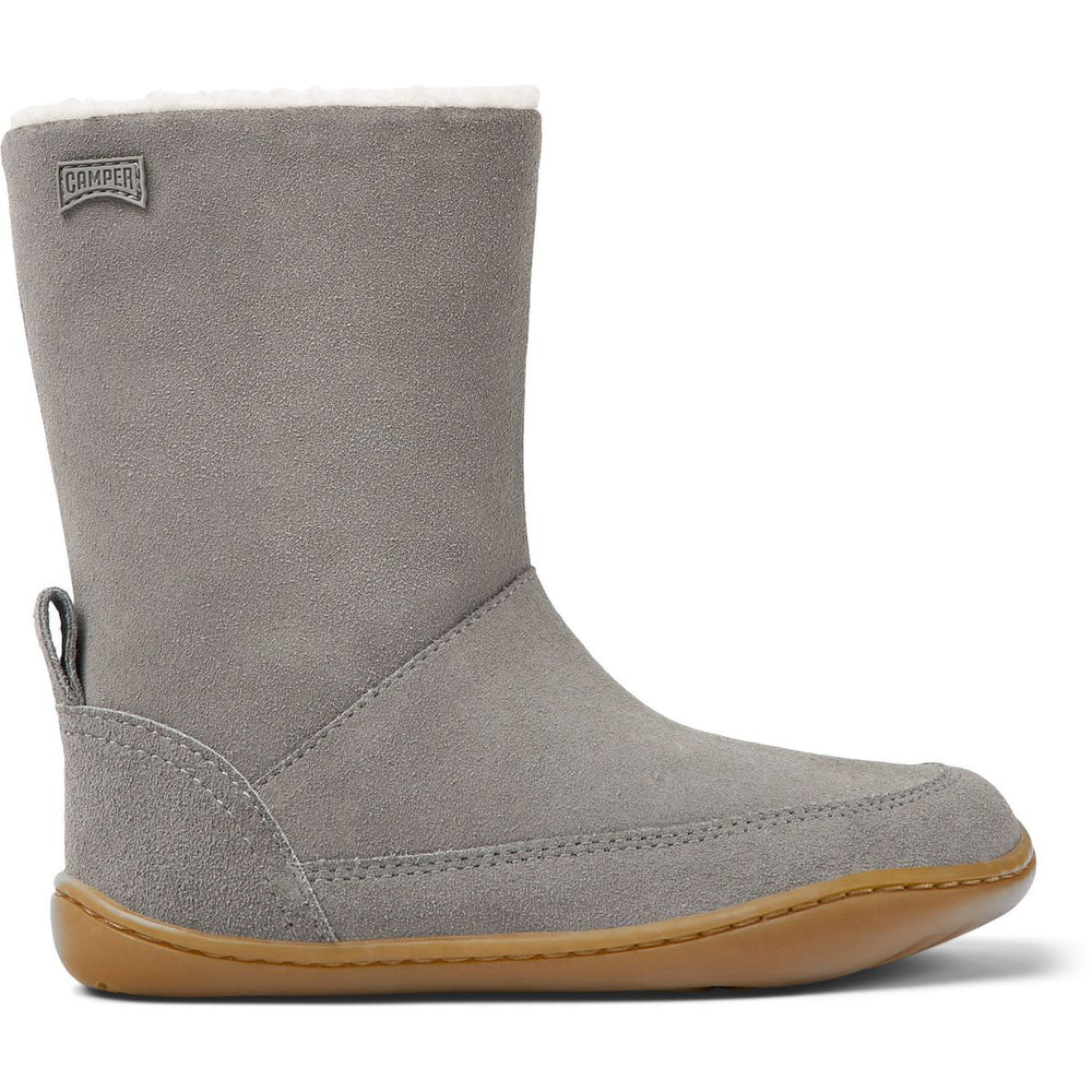 Camper Peu Botas Peludas Niño Gris