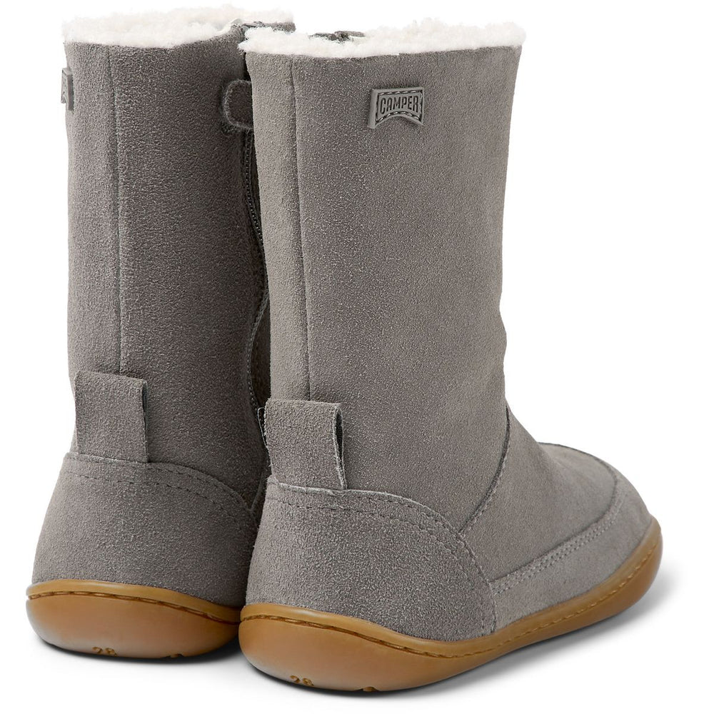 Camper Peu Kids Bottes Fourrees Gris