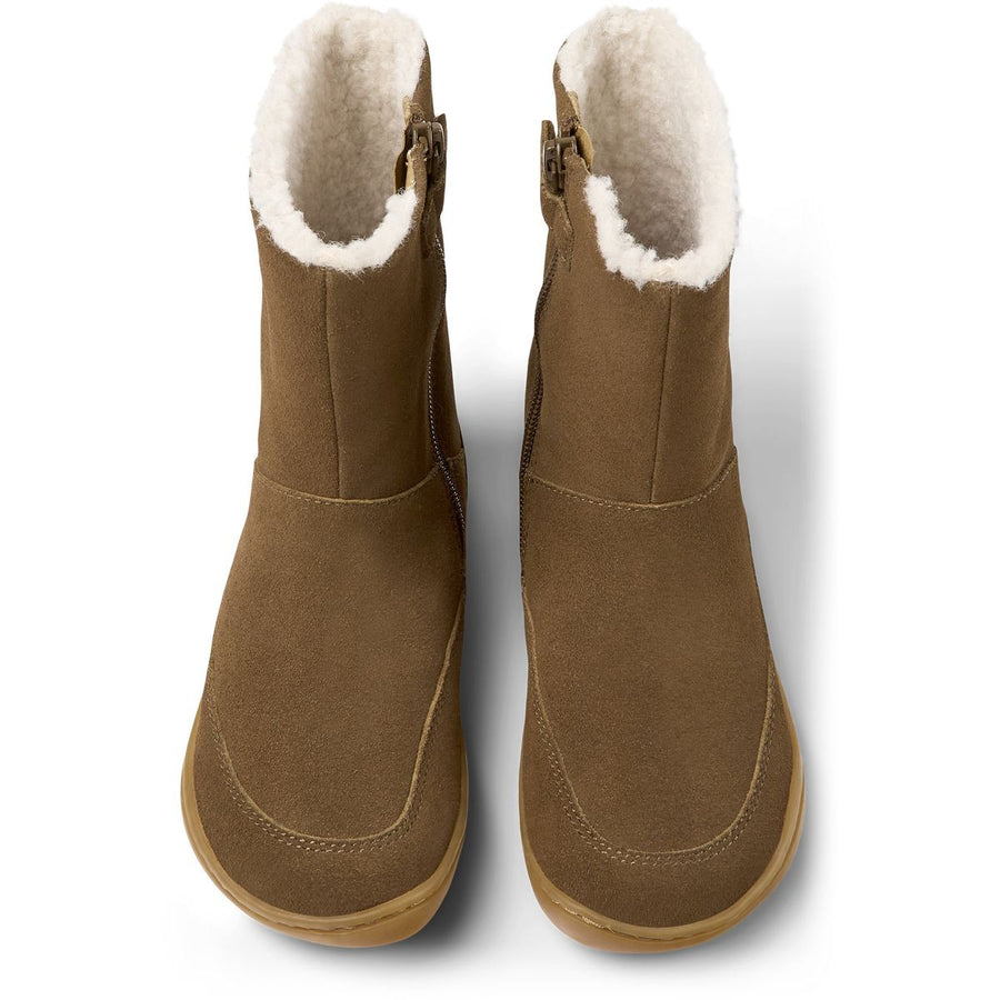 Camper Peu Kids Bottes Fourrees Marron