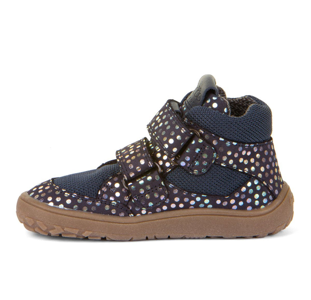 Froddo Barefoot Tex Otoño Azul marino con lunares brillantes