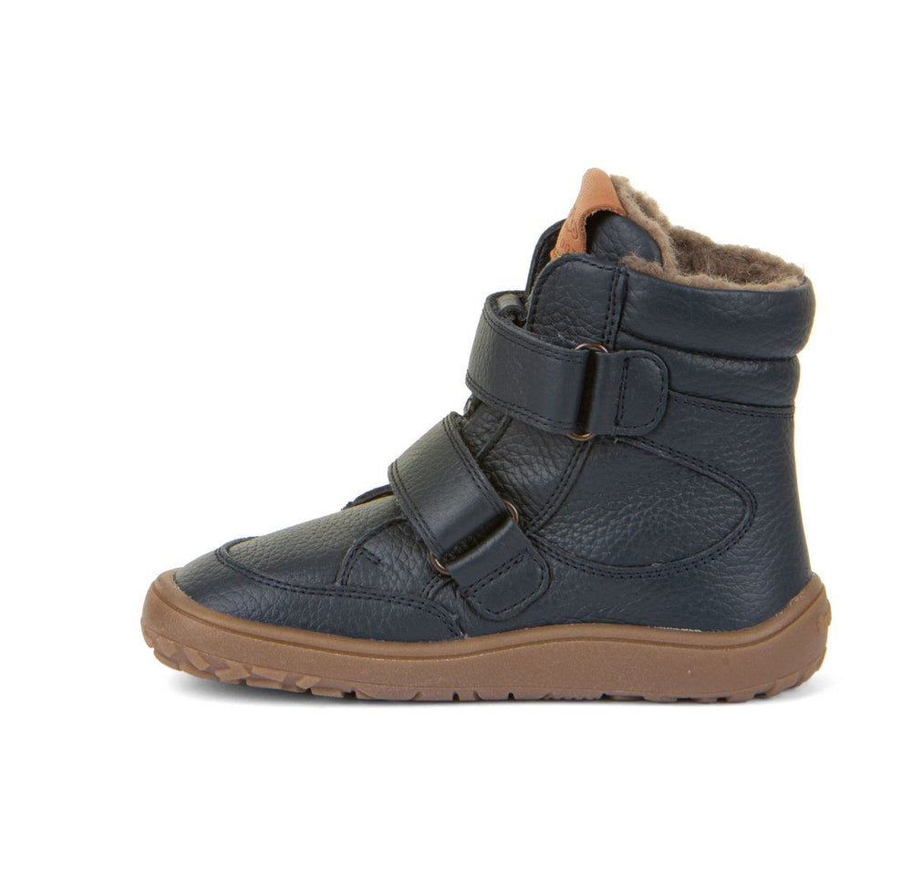 Froddo Barefoot Tex Invierno Cuero Azul Marino