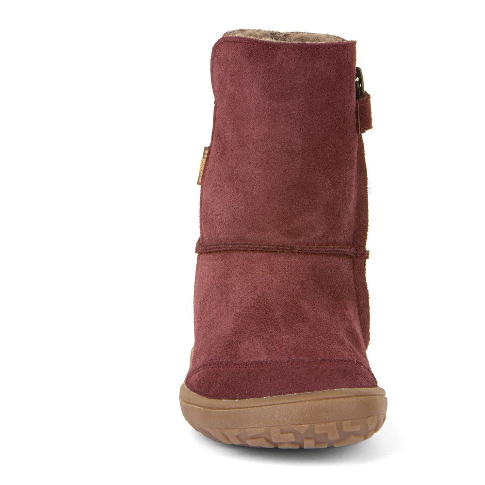 Froddo Barefoot Tex Suede Fourrées Bordeaux