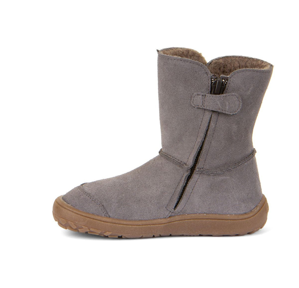 Froddo Barefoot Tex Suede Fourrées Gris