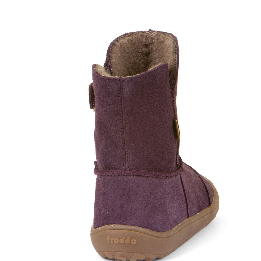 Froddo Barefoot Tex Suede Fourrées Violet