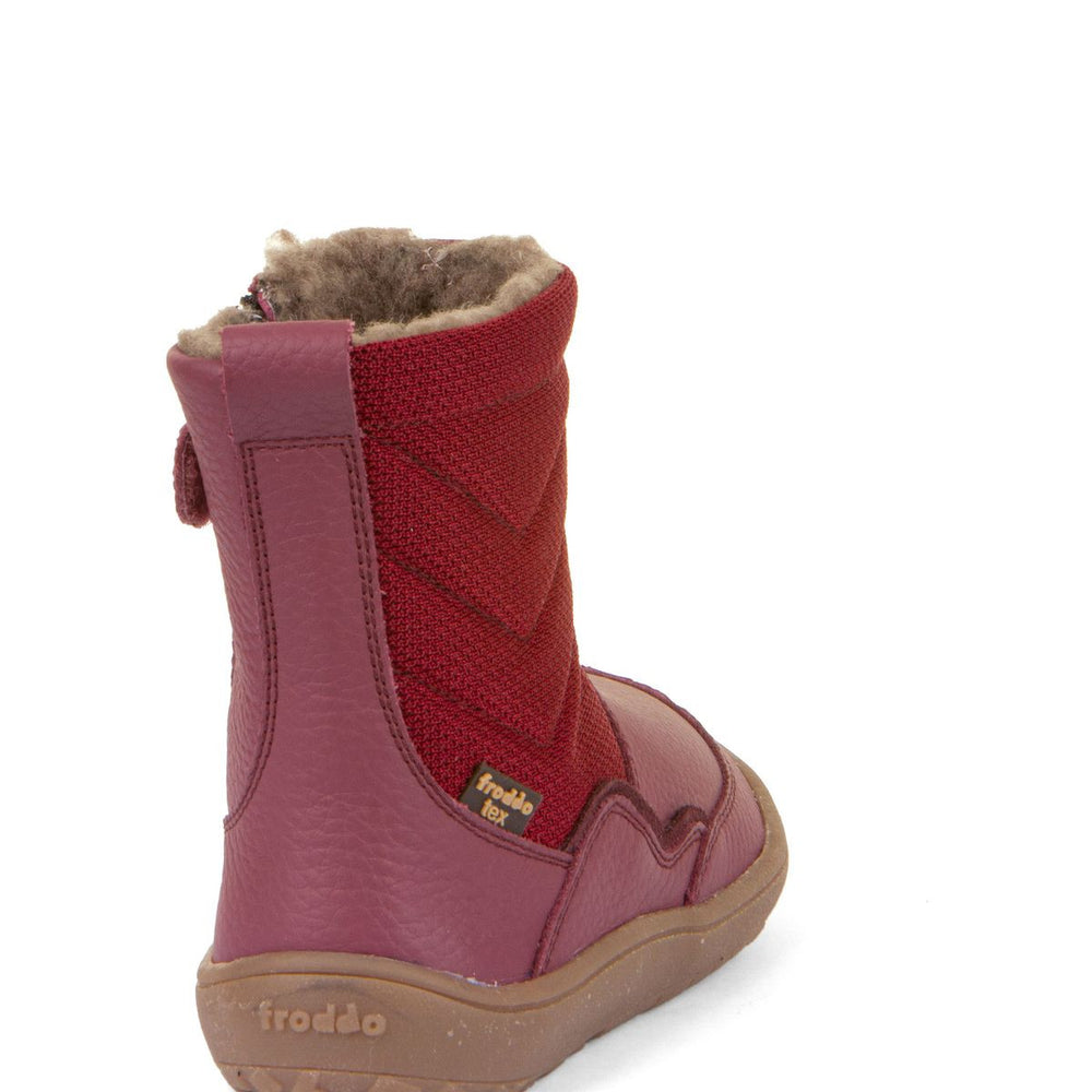 Froddo Barefoot Tex Boots Fourrées Bordeaux