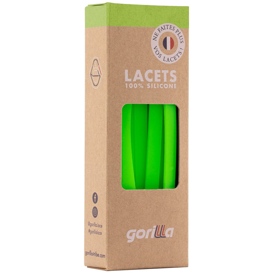 Gorilla Lacets Larges Vert Néon