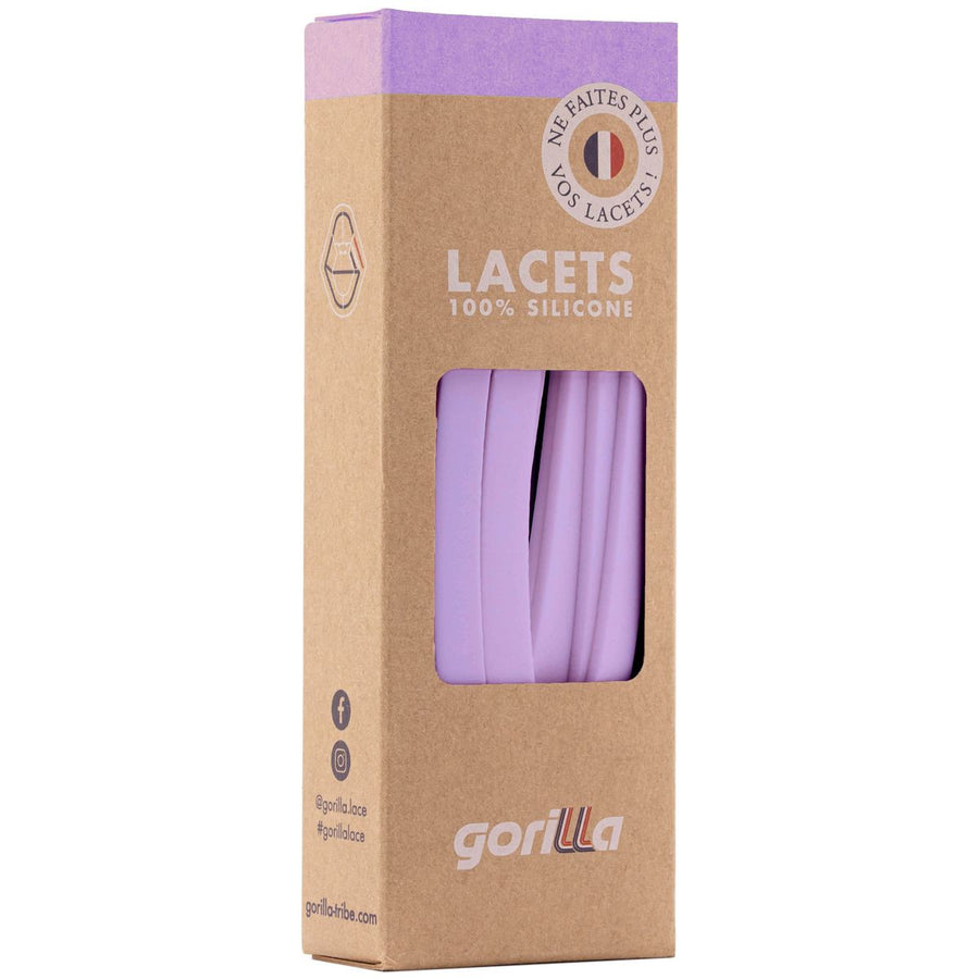 Cordones anchos Gorilla lavanda