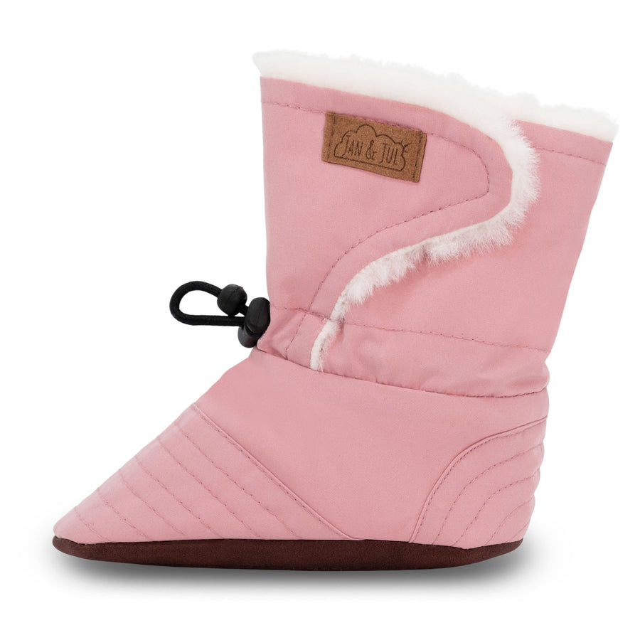 Jan and Jul Stay-Put Winter Booties Dusty Pink