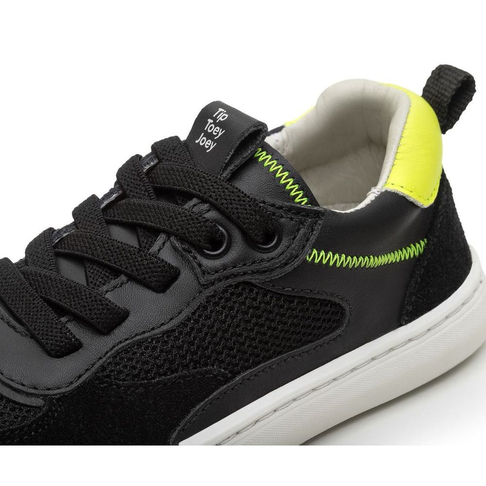 Tip Toey Joey Kidos Sneakers Step Black Amarelo Neon