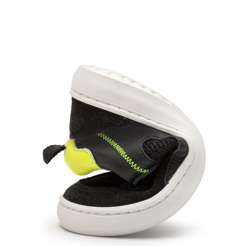 Tip Toey Joey Kidos Sneakers Step Black Amarelo Neon