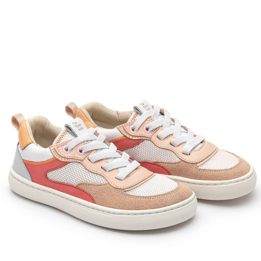 Tip Toey Joey Kidos Sneakers Step White Coral Matte Wan Blue