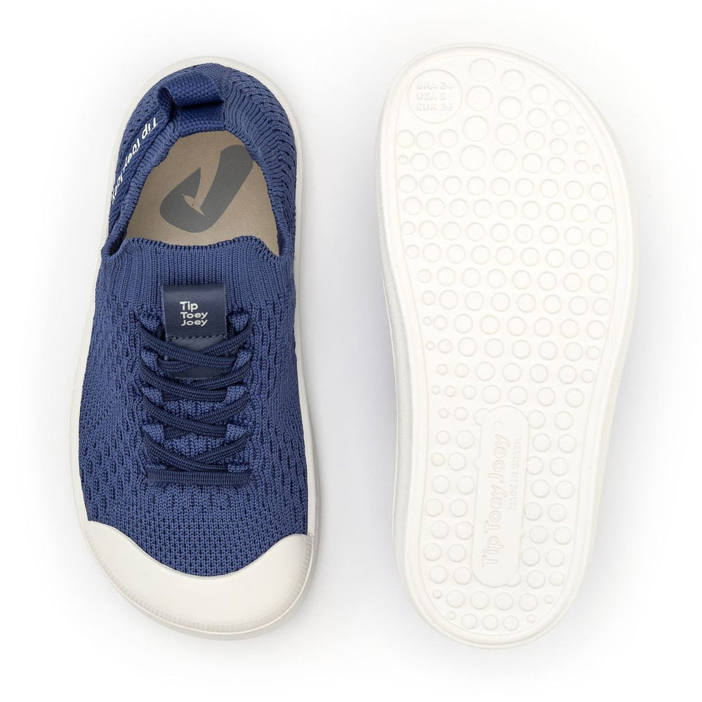 Tip Toey Joey Kidos Sneakers Easy Columbia Knit Deep Ocean