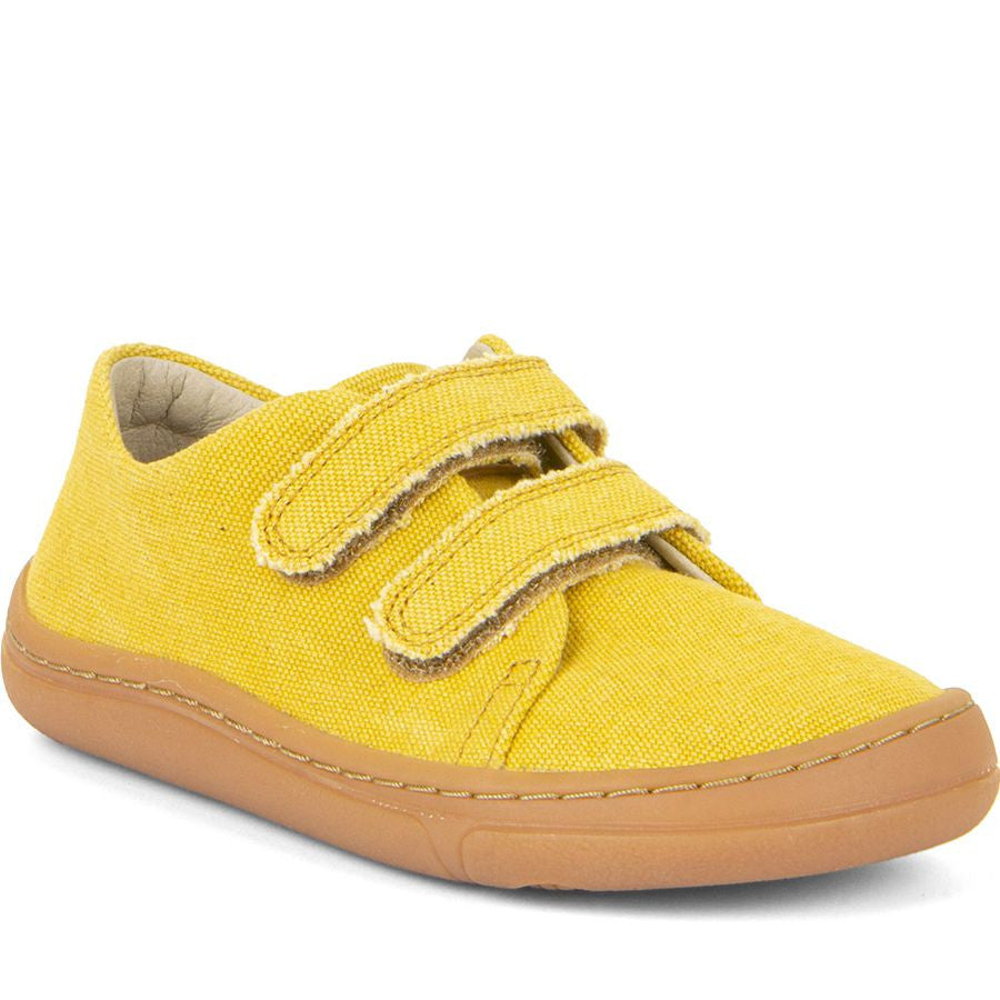 Froddo Tenis Descalzo Vegano Velcro Amarillo