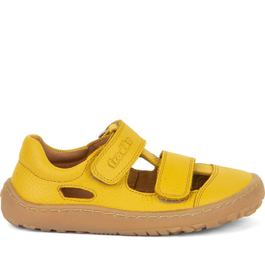 Froddo Barefoot Sandales Deux Scratchs Jaune