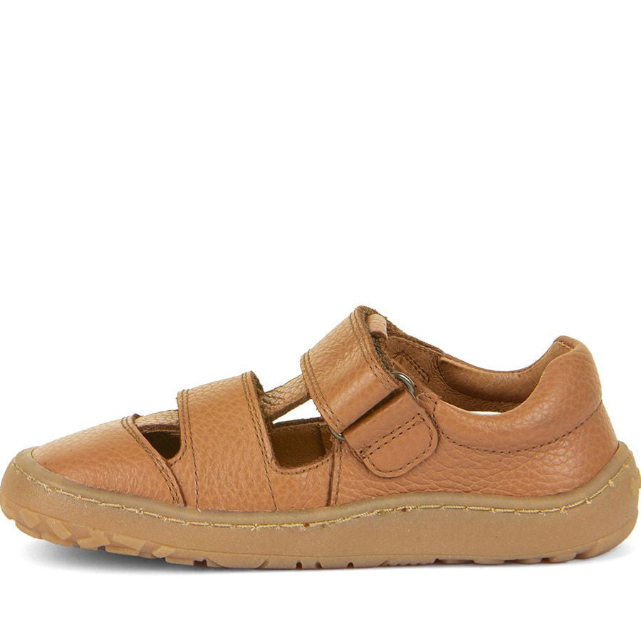 Froddo Barefoot Sandales Deux Scratchs Cognac