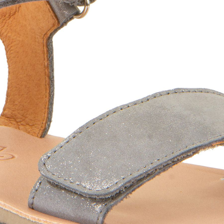 Sandalias Froddo Barefoot Flexy Lia Gris Brillante