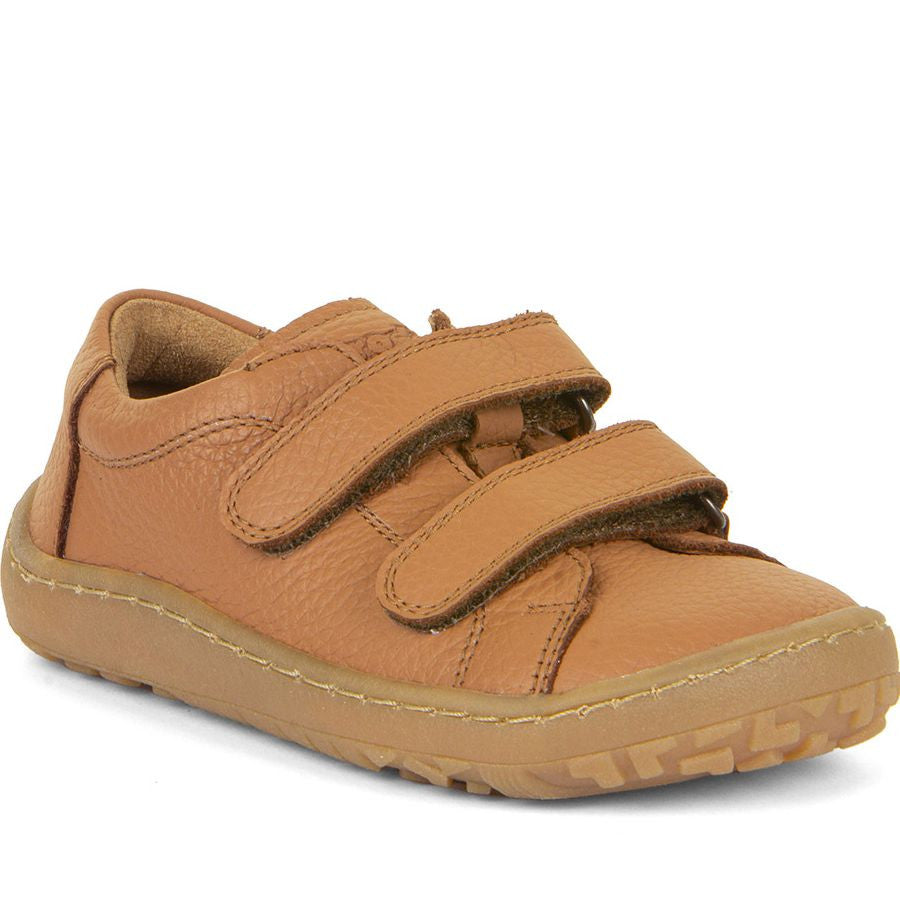 Froddo Barefoot Cuir Velcros Cognac