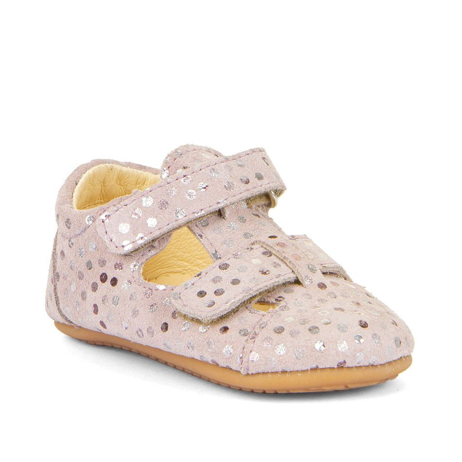 Froddo Prewalkers Sandales Rose Clair Pois Brillant