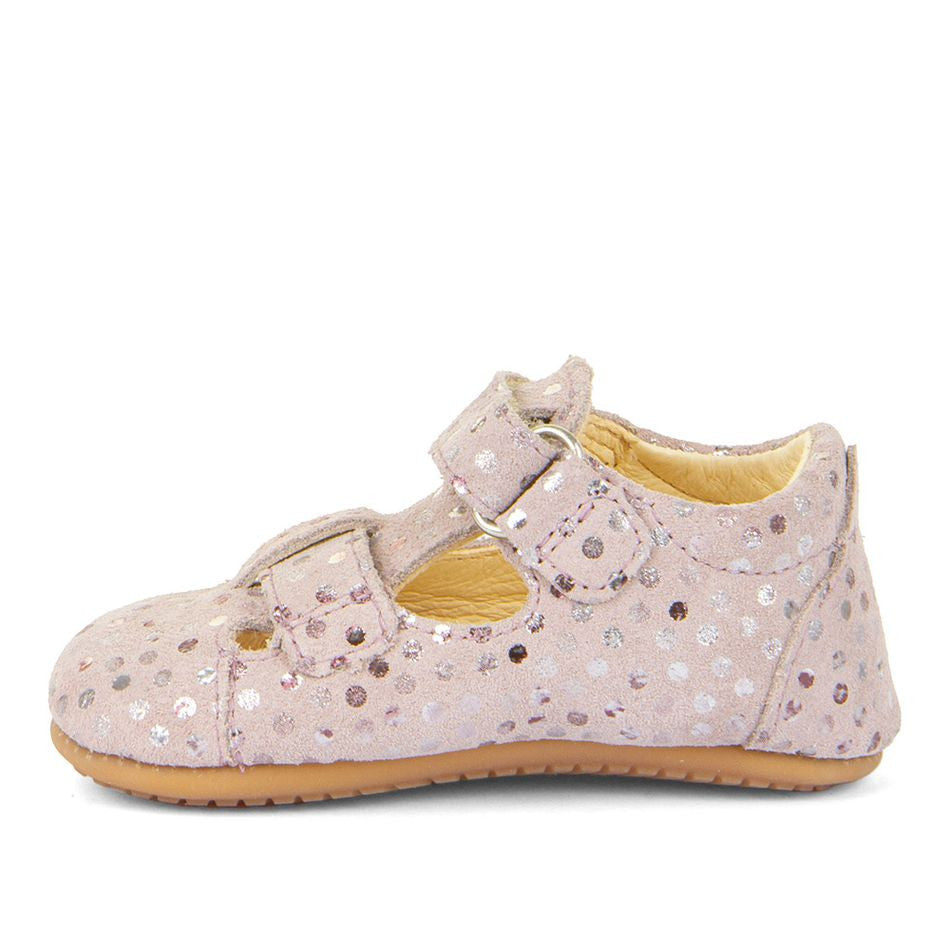 Froddo Prewalkers Sandales Rose Clair Pois Brillant