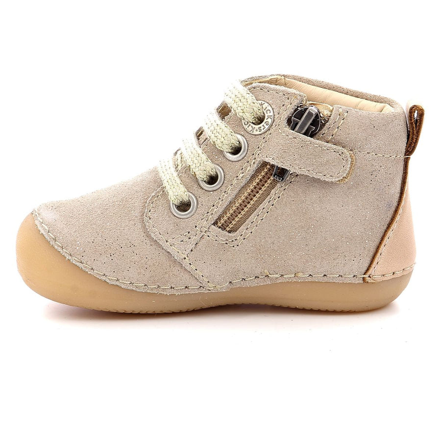 Kickers Sonizip Beige Champán