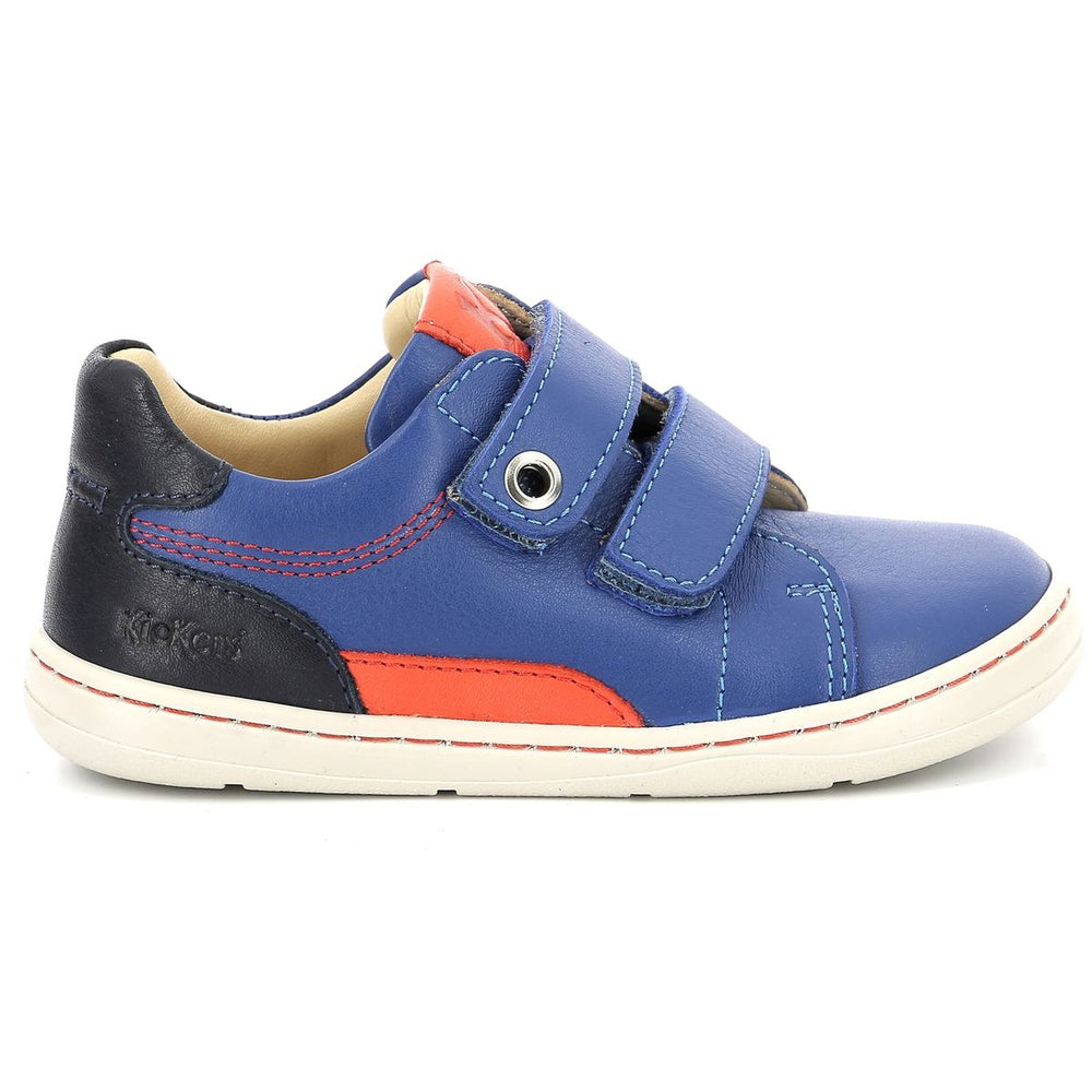 Zapatillas Kickers Barefoot Kickboost azul naranja