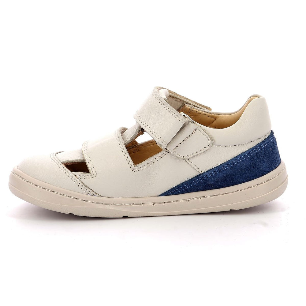 Sandalias Kickers Barefoot Kickbloom blanco azul