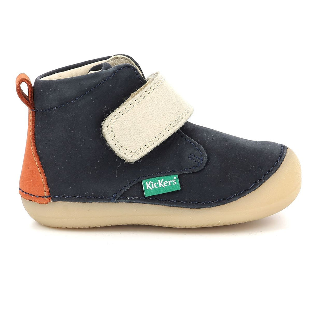 Kickers Sabio Marino Beige Naranja