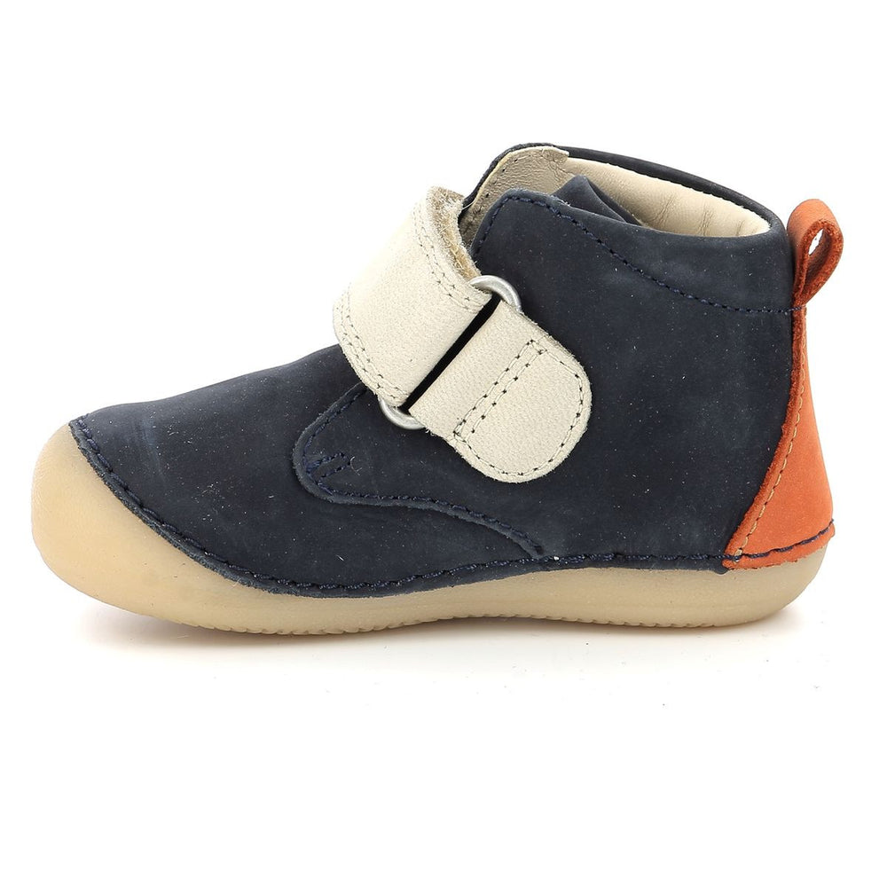 Kickers Sabio Marino Beige Naranja