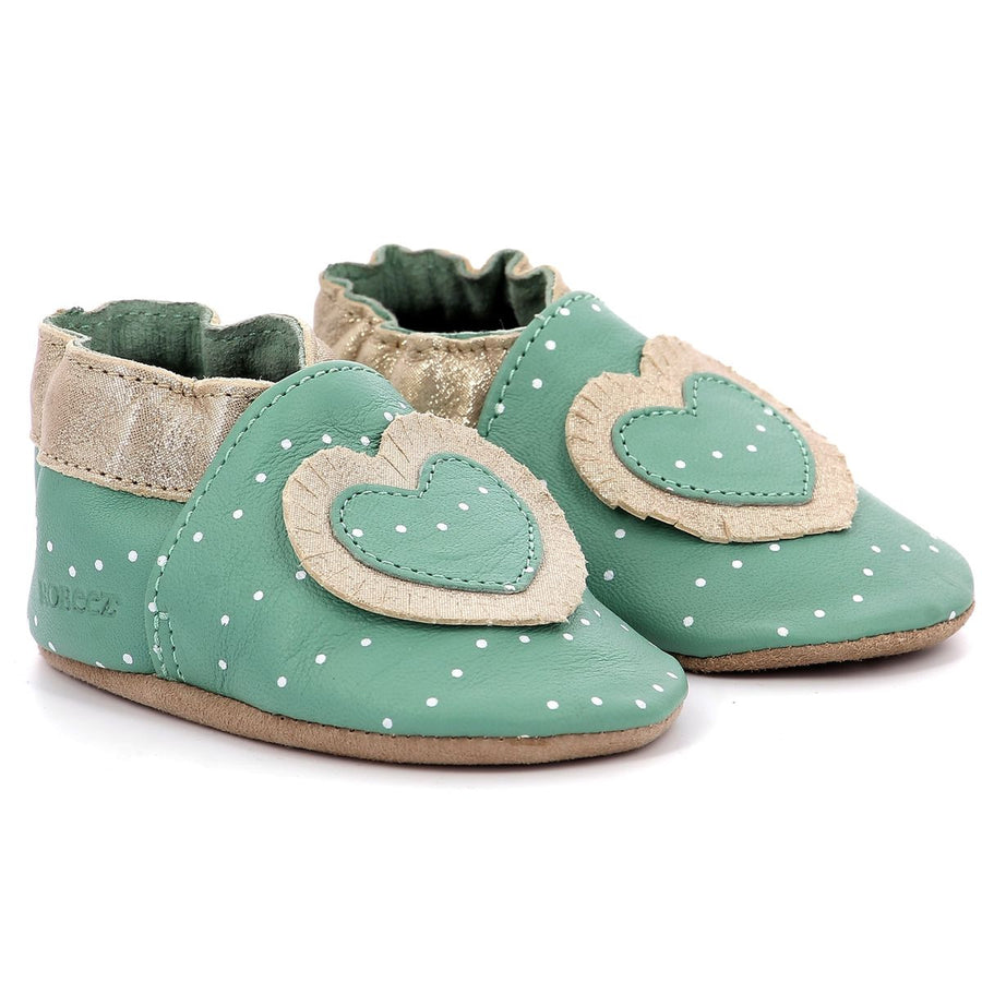 Pantuflas Robeez Baby Corazón Pequeño