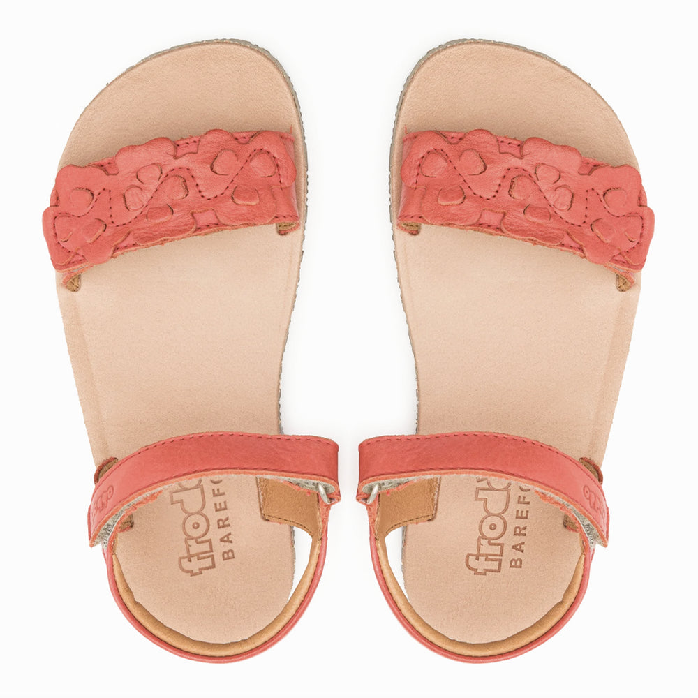 Froddo Barefoot Sandales Flexy Flowers Corail