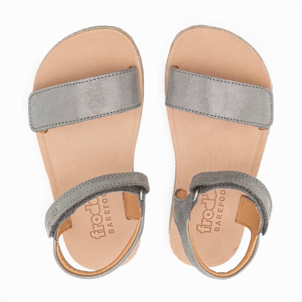 Froddo Barefoot Sandales Flexy Lia Gris Brillant