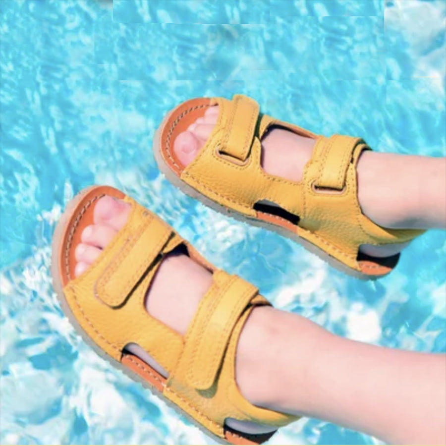 Sandalias Froddo Barefoot Flexy Mini Amarillo