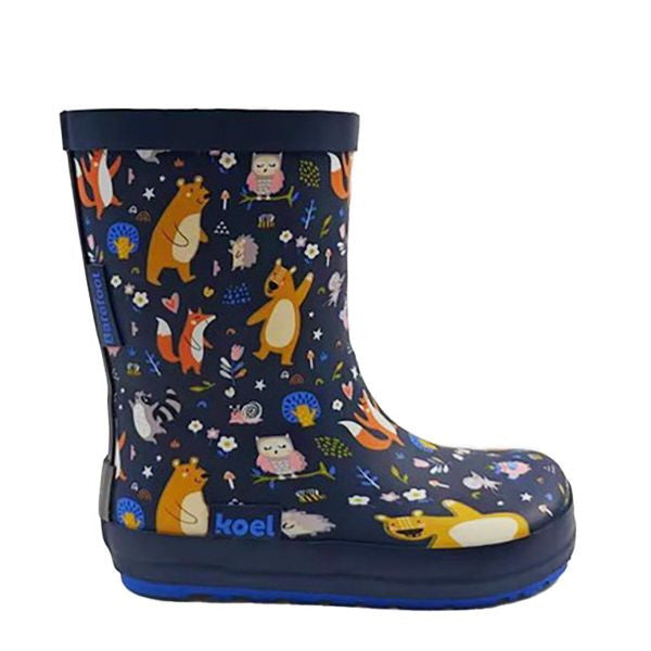 Koel Wellie Oso Descalzo Azul