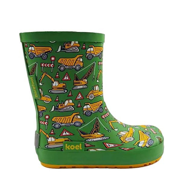 Koel Wellie Barefoot Tractor Green