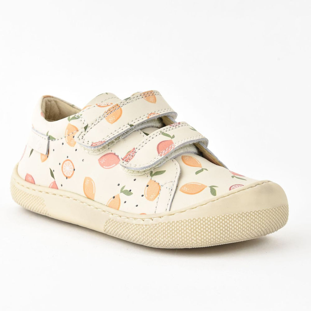 Naturino Barefoot Bira Velcros Print Lemon Soda