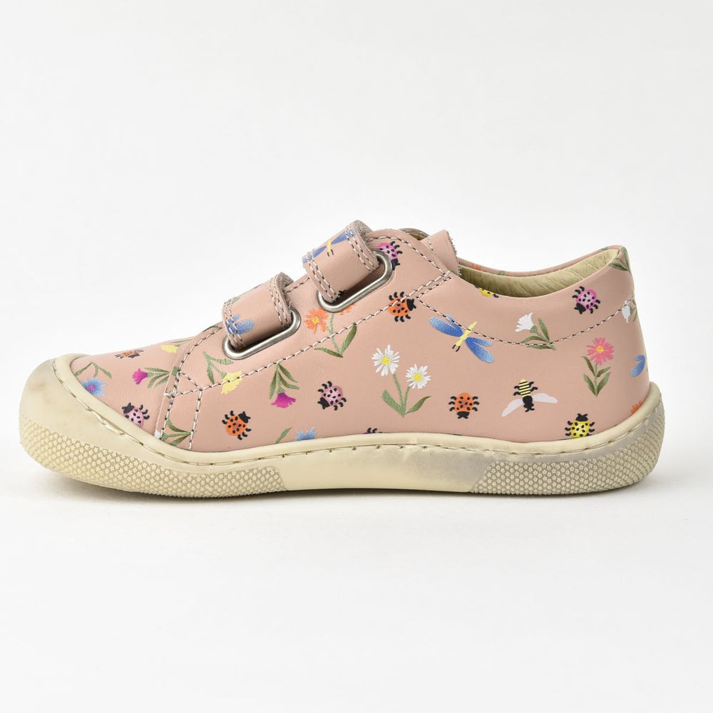 Naturino Barefoot Bira Velcros Print Countryside Cipria