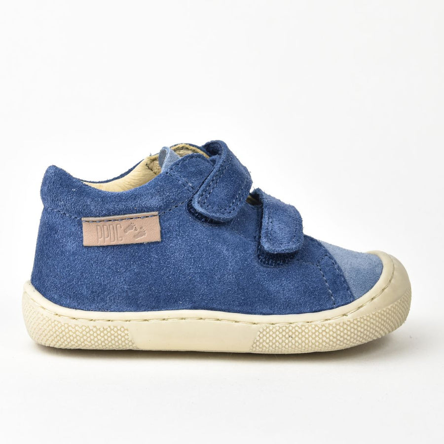 Naturino Barefoot Amur Velcros Suede Celeste Azure