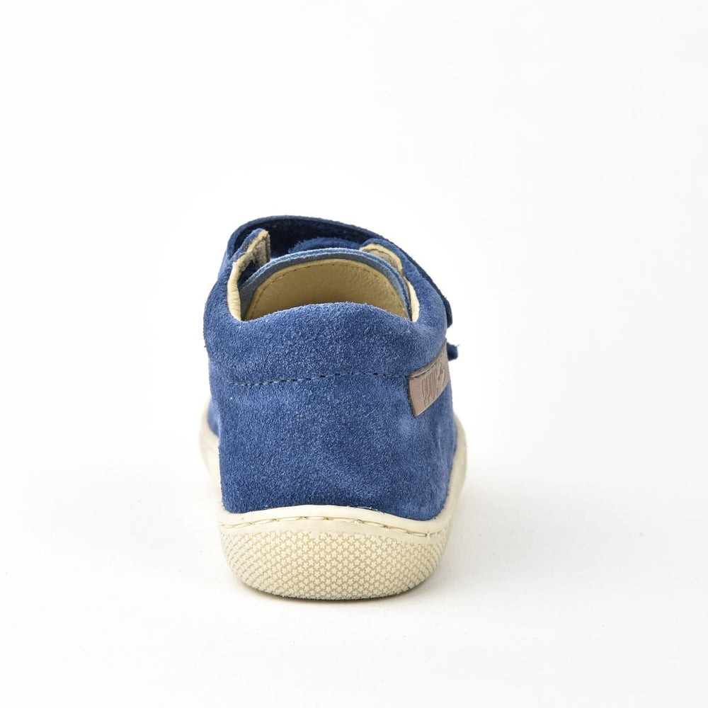 Naturino Barefoot Amur Velcros Suede Celeste Azure