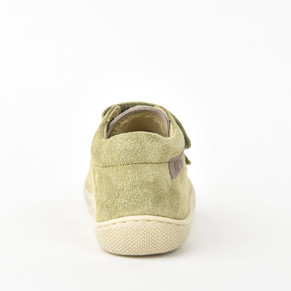 Naturino Barefoot Amur Velcros Suede Vert Beige