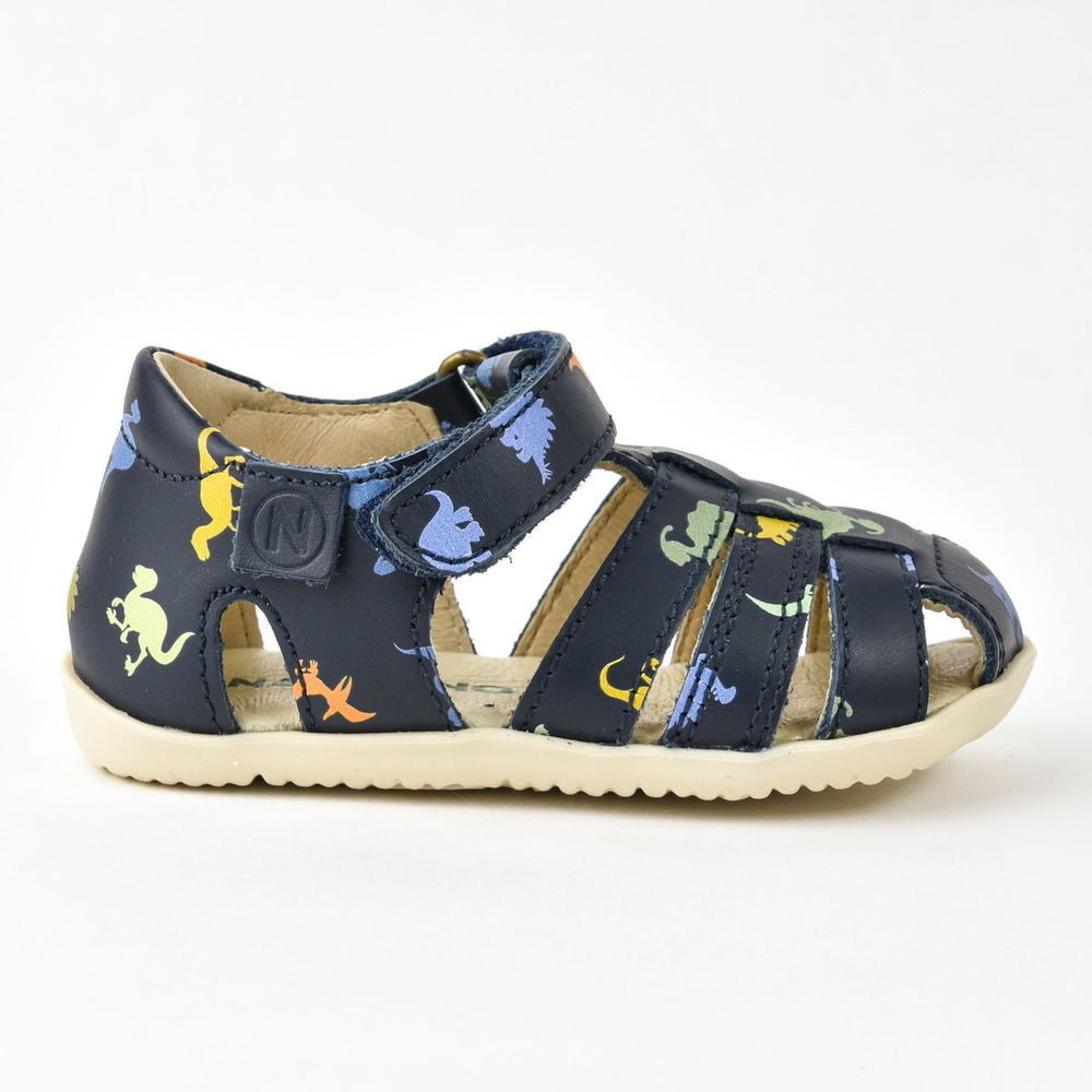 Naturino Squisti Sandales Print Dinosaures Navy