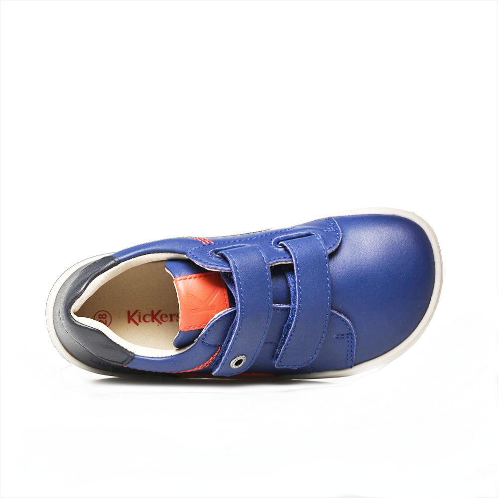 Zapatillas Kickers Barefoot Kickboost azul naranja