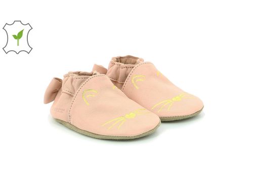 Robeez chaussons goldy cat rose