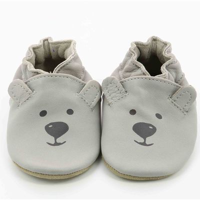 Pantuflas Robeez Sweety Bear gris